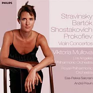 穆洛娃；薩隆納指揮洛杉磯愛樂；普列文指揮皇家愛樂管弦樂團 / 史特拉汶斯基：小提琴協奏曲、巴爾托克：第二號小提琴協奏曲...等