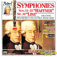 Hans Graf / Mozart: Symphonies No.34, No.35 "Haffner" & No.36 "Linz"(漢斯‧葛拉夫 / 莫札特音樂館12 交響曲第34號、第35號「哈弗納」、第36號「林茲」)