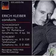 ERICH KLEIBER CONDUCTS / Symphonies of Tchaikovsky & Schubert / NBC Symphony Orchestra, NDR Symphony Orchestra, etc.(老克萊巴指揮柴可夫斯基、舒伯特交響曲作品集 1935-1955 / 老克萊巴 (指揮) 柏林愛樂、NBC管弦樂團、NDR交響樂團)