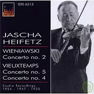 Jascha Heifetz plays Wieniawski & Vieuxtemps / Malcom Sargent, Johon Barbirolli / London Philharmonic Orchestra(海飛茲演奏維尼亞夫斯基&魏歐當作品 (1935-1954) / 海飛茲(小提琴)、巴倫波因、沙堅特(指揮)倫敦愛樂管弦樂團)