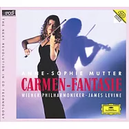 慕特-世界小提琴名曲大碟(XRCD版)(Carmen-Fantasie(XRCD) / Anne-Sophie Mutter, James Levine Conducts Wiener Philharmoniker)