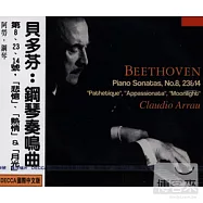 貝多芬：鋼琴奏鳴曲 - 悲愴、月光&熱情(Beethoven : Piano Sonatas - Pathetique、Appassionata、Moonlight)