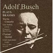 Adolf Busch Plays Brahms(布許小提琴的藝術)
