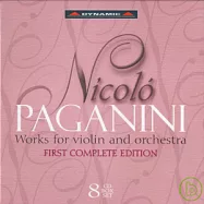 帕格尼尼：小提琴與管弦樂作品大全集 (8CDs)(Paganini: Works for Violin and Orchestra - First Complete Edition - 8CDs)