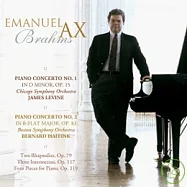 Brahms :piano concertos no.1&2/ two rhapsodies etx / Emanuel Ax, piano(布拉姆斯:第一&第二號鋼琴協奏曲、狂想曲 (2CD) / 艾克斯(鋼琴))