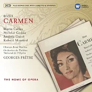 Pretre / Callas / Gedda / Bizet: Carmen(比才：卡門 / 普赫特(指揮)巴黎國家歌劇院管弦樂團、卡拉絲(女高音)蓋達(男高音)(2CD))