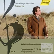 Thomas Fey、Heidelberger Sinfoniker / Felix Mendelssohn:Symphony No. 3 Schottische, String Symphony No. 11(孟德爾頌：第三號交響曲《蘇格蘭》、第十一號弦樂交響曲 / 湯瑪士.菲指揮、海德堡交響樂團)