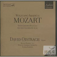 Mozart: Violin Concerto No.3, Sinfonia Concertante K.364 / Oistrach, Barshai Conducts Moscow Chamber Orchestra(莫札特：第3號小提琴協奏曲、交響協奏曲作品K.364 / 大衛‧歐伊斯特拉赫(小提琴)、巴夏(中提琴&指揮)莫斯科室內樂團)