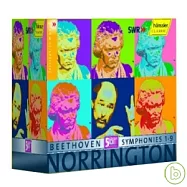 Beethoven: Symphonies Nos. 1-9 / Norrington / SWR Stuttgart Radio Symphony Orchestra(貝多芬九大交響曲全集 / 諾靈頓爵士 Roger Norrigton (5CD+1Bonus 原文曲目介紹CD))