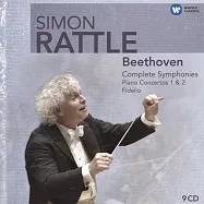 Simon Rattle Edition: Beethoven / Sir Simon Rattle(拉圖指揮貝多芬經典 (9CD) / 拉圖 (指揮) 維也納愛樂等)