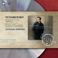 Tchaikovsky: Symphony Nos. 4-6 / Antonio Pappano (2CD)(【大師原典 37】柴可夫斯基：第四到六號交響曲 / 帕帕諾(指揮)聖西西莉亞國立音樂院管弦樂團 (2CD))