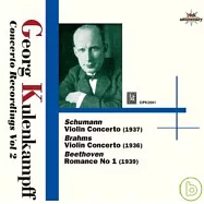 Kulenkampff concert recordings Vol.2/Schumann and Brahms / Kulenkampff(庫倫肯普夫小提琴協奏曲全集錄音 第二輯/舒曼與布拉姆斯 (世界初錄音) / 庫倫肯普夫)