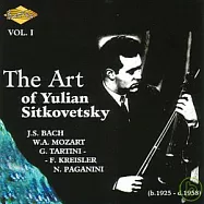 The Art of Yulian Sitkovetsky Vol.1:Bach,Mozart,Tartini,Paganini / Yulian Sitkovetsky, Bella Davidovich(史特科韋特斯基的小提琴藝術 第一集/巴哈,莫札特,塔替尼,帕格尼尼 / 史特科韋特斯基, 大衛多依維契)