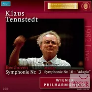 Tennstedt with Wiener Philharmoniker/Beethoven symphony No.3 and Mahler symphony No.10 / Tennstedt (2CD)(鄧許泰特與維也納愛樂1982傳奇名演 / 鄧許泰特 (2CD))
