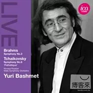 Brahms & Tchaikovsky: Symphonies Nos.3 & 6/ Bashmet, Novaya Rossiya State Symphony Orchestra(布拉姆斯：第3號交響曲、柴可夫斯基：第6號交響曲「悲愴」/ 尤利.巴許梅(指揮)新俄羅斯交響樂團)