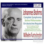 Furtwangler/Brahms complete symphony and Ein Deutsches Requiem / Furtwangler (4CD)(福特萬格勒/布拉姆斯交響曲全集與德意志安魂曲(4CD) / 福特萬格勒)
