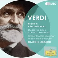 Verdi : Requiem, 4 Sacred Pieces / Wiener Philharmoniker, Claudio Abbado (2CD)(DG巧裝系列第八輯 - 威爾第：安魂曲、四首宗教作品 (2CD))
