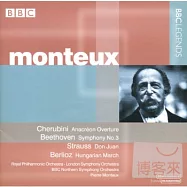 Cherubini; Beethoven; Strauss; Berlioz / Monteux(貝多芬：第3號交響曲；史特勞斯：唐璜等 / 蒙都 (指揮))