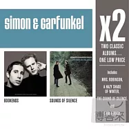 Simon & Garfunkel / X2 (Bookends/Sounds Of Silence) (2CD)(賽門與葛芬柯 / 巨星雙碟中價系列 (書鎮、寂靜之聲) (2CD))