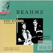Cello Sonatas / Brahms / Pieter Wispelwey, Paul Komen(彼耶特布拉姆斯大提琴曲輯)