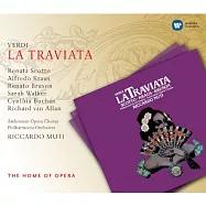 Verdi: La Traviata / Riccardo Muti / Renata Scotto (2CD)(威爾第：茶花女 / 史柯朵 (女高音) 克勞斯 (男高音) 慕提 (指揮) 愛樂管弦樂團 (2CD))