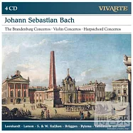 V.A. / Bach: The Brandenburg Concertos; Violin Concertos BWV 1041-1043 & 1064R; Harpsichord Concerto BWV 1052 (4CD)(【VIVARTE 古樂套裝系列13】巴哈：布蘭登堡協奏曲、小提琴協奏曲BWV 1041-1043 & 1064R、大鍵琴協奏曲BWV 1052 (4CD))