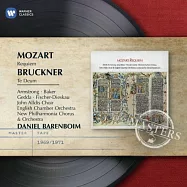 Mozart: Requiem; Bruckner: Te Deum / Daniel Barenboim(【大師原典83】莫札特：安魂曲、布魯克納：感恩讚歌 / 珍奈蓓克(次女高音)、蓋達(男高音)、費雪狄斯考(男中音) 巴倫波因(指揮))