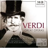 瓦礫系列- 威爾第：五部偉大歌劇全曲 (10CD)(V.A. / Wallet-Verdi: Great Operas (10CD))