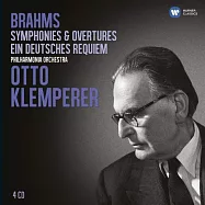 Brahms: Symphonies; Ein deutsches Requiem (Klemperer Legacy) / Otto Klemperer (4CD)(克倫培勒逝世40周年紀念限量套裝 六：布拉姆斯：交響曲與序曲集、德意志安魂曲 (4CD))