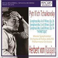 Karajan/Tchaikovsky symphony No.4,5,6 / Karajan(卡拉揚罕見名演/柴可夫斯基第四,五,六號交響曲(2CD) / 卡拉揚)