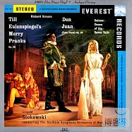 Richard Strauss : Don Juan op.20、Till Eulenspiegel’s Merry Pranks、Salome / Leopold Stokowski (Conductor) (180g LP)(理察.史特勞斯:唐璜、狄爾的惡作劇、莎樂美 / 史托考夫斯基(指揮), 紐約體育館交響樂團 (180g LP黑膠唱片))