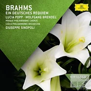 Virtuoso 73 : Brahms Ein Deutsche Requiem / Giuseppe Sinopoli , Prague Philharmonic(名家名盤第73輯 / 布拉姆斯：德意志安魂曲 / 波普，女高音 / 沃夫岡.布蘭德爾，男中音 / 辛諾波里指揮 / 捷克愛樂與布拉格愛樂合唱團)