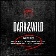 BTS防彈少年團 / 第1張專輯 DARK&WILD (韓國進口版)