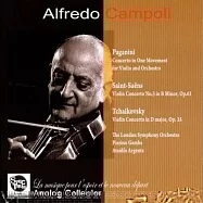 Paganini, Saint-Saens and Tchaikovsky : Violin Concertos / Alfredo Campoli (Violin)；Pierino Gamba (Conductor), Ataulfo Argenta(帕格尼尼、聖桑、柴可夫斯基:小提琴協奏曲集 / 坎波里(小提琴)，剛巴(指揮)、阿根達(指揮)，倫敦交響樂團 (2CDs))