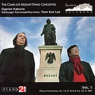 Cyprien Katsaris/ Mozart complete piano concerto Vol.1 / Cyprien Katsaris, Yoon Kuk Lee(鋼琴大師卡薩里斯/ 莫札特鋼琴協奏曲全集 第一集 (13號與22號))