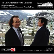 Cyprien Katsaris/ Mozart complete piano concerto Vol.3 / Cyprien Katsaris, Yoon Kuk Lee(鋼琴大師卡薩里斯/ 莫札特鋼琴協奏曲全集 第三集 (18號與24號))