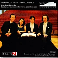 Cyprien Katsaris/ Mozart complete piano concerto Vol.6 / Cyprien Katsaris, Yoon Kuk Lee(鋼琴大師卡薩里斯/ 莫札特鋼琴協奏曲全集 第六集 (雙鋼琴與三鋼琴協奏曲))