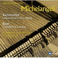 拉威爾：G大調鋼琴協奏曲、拉赫曼尼諾夫：第四號鋼琴協奏曲 / 米開蘭傑里〈鋼琴〉加拉西亞〈指揮〉愛樂管弦樂團(Ravel & Rachmaninov: Piano Concertos / Arturo Benedetti Michelangeli)