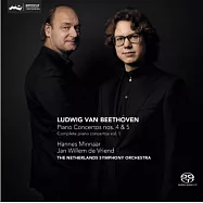 Beethoven piano concerto No.4 and No.5 / Hannes Minnaar, Jan Willem de Vriend (SACD Hybrid)(鋼琴家邁納爾與指揮家弗萊恩德聯演貝多芬皇帝鋼琴協奏曲 (SACD Hybrid))