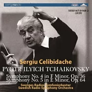 Celibidache conducts Tchikovsky symphony No.4 and No.5 (2CD)(傑利畢達克遺族授權世界首發音源~柴可夫斯基第四號與第五號交響曲 (2CD))