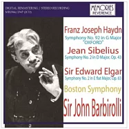 Barbirolli with Boston symphony (2CD)(巴畢羅里指揮波士頓愛樂演出海頓,西貝流士,艾爾加 (2CD))