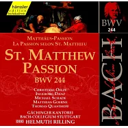 Bach, Johann Sebastian (Komp) / Rilling, Helmuth (3CD)(巴哈：馬太受難樂，作品244 / 瑞霖 (3CD))
