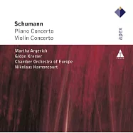 Schumann: Piano Concerto & Violin Concerto / Martha Argerich & Gidon Kremer / Nikolaus Harnoncourt & Chamber Orchestra(華納古典萬神殿 - 舒曼：小提琴協奏曲、鋼琴協奏曲 / 克萊曼〈小提琴〉阿格麗希〈鋼琴〉哈農庫特〈指揮〉歐洲室內樂團)