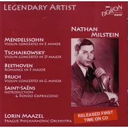 Legendary Artis - Nathan Milstein / Lorin Maazel / Prague Philharmonic Orchestra (2CD)(孟德爾頌 / 柴可夫斯基 / 貝多芬 / 布魯赫 / 聖桑: 五首小提琴協奏曲 (2CD))