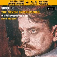 Sibelius: The Seven Symphonies / Lorin Maazel / Wiener Philharmoniker (4CDs+1 Blu-Ray Audio Disc)(西貝流士：交響曲全集 / 馬捷爾 指揮 維也納愛樂管弦樂團 (4CD+藍光音樂片))