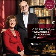 C.P.E Bach 300 years / Ton Koopman, Tini Mathot (2CD)(C.P.E.巴哈300歲冥誕紀念專輯~音樂大師庫普曼與愛妻的珍貴演出 (雙CD限量珍藏版))