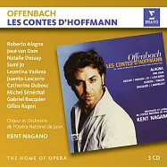 Offenbach: Les Contes d’Hoffmann / Alagna, Van Dam, Dessay, Nagano (3CD)(歌劇帝國 - 奧芬巴哈：歌劇《霍夫曼的故事》全曲 / 阿藍尼亞〈男髙音〉范丹姆〈低男中音〉德賽〈女高音〉曹秀美〈女高音〉(歐洲進口盤3CD))