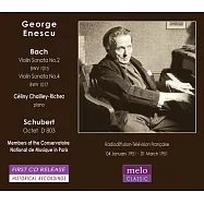 羅馬尼亞小提琴宗師恩奈斯可 第二集~演奏巴哈奏鳴曲與舒伯特八重奏 / 恩奈斯可 (CD)(George Enescu plays Bach and Schubert / George Enescu)