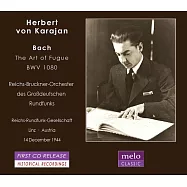 卡拉揚生涯唯一的巴哈賦格藝術錄音首度發行 / 卡拉揚 (CD)(Herbert von Karajan conducts Bach’s Art of Fugue / Herbert von Karajan)