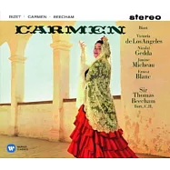 歌劇典藏系列─比才：歌劇《卡門》全曲 / 安赫麗絲〈女高音〉蓋達〈男高音〉米紹〈女高音〉勃朗〈男中音〉蒙泰伊〈女高音〉克魯瓦西耶〈女高音〉蘭瓦爾〈女高音〉伯努瓦〈男中音〉阿梅爾〈男高音〉普朗泰〈男中音〉德普拉〈男低音〉 畢勤〈指揮〉法國(Deluxe opera series - Bizet: Carmen / Sir Thomas Beecham)